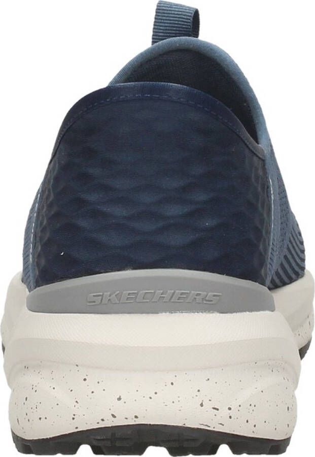 Skechers Bogdin Arlett Heren Instappers Zwart;Donkerblauw