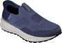 Skechers Blauwe Slip-On Sneaker met Gespikkelde Zool Blue Heren - Thumbnail 6