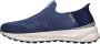 Skechers Blauwe Slip-On Sneaker met Gespikkelde Zool Blue Heren - Thumbnail 10