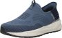 Skechers Blauwe Slip-On Sneaker met Gespikkelde Zool Blue Heren - Thumbnail 11