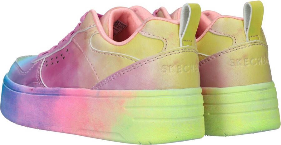 Skechers Court High Electric Remix Sneakers Laag roze