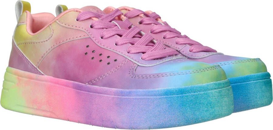 Skechers Court High Electric Remix Sneakers Laag roze