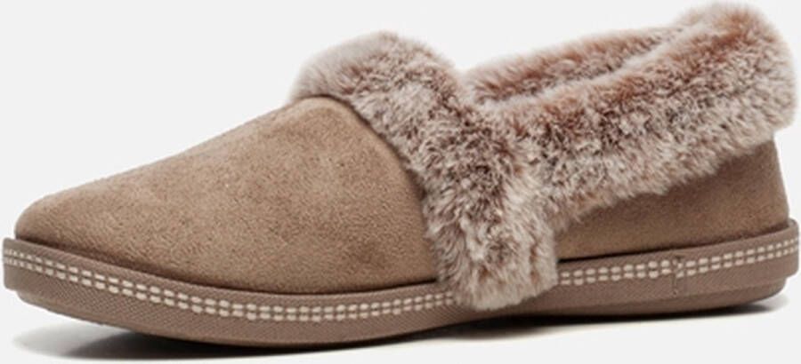 Skechers Cozy Campfire Team Toasty Dames Sloffen Taupe