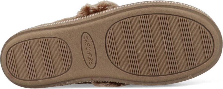 Skechers Cozy Campfire Team Toasty Dames Sloffen Taupe