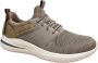 Skechers Delson 3.0 CICADA heren sneaker 210238 kaki - Thumbnail 14