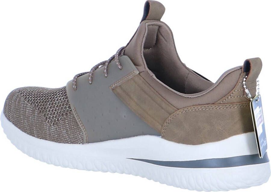 Skechers Delson 3.0 CICADA heren sneaker 210238 kaki