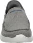 Skechers Grijze Instap Sneakers Delson 3.0 Gray Heren - Thumbnail 3