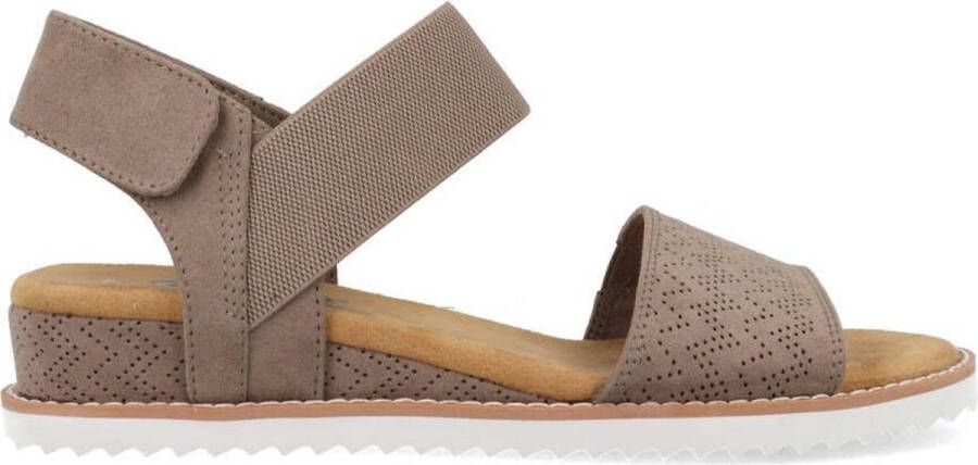 Skechers Desert Kiss Dames Sandalen Taupe