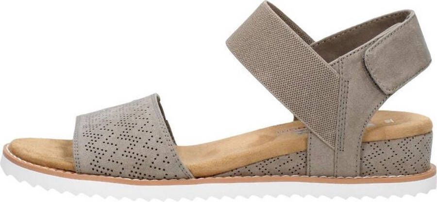 Skechers Desert Kiss Dames Sandalen Taupe