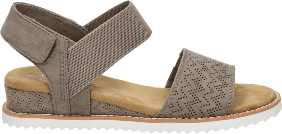 Skechers Desert Kiss Dames Sandalen Taupe