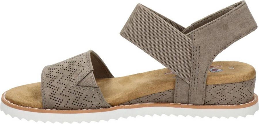 Skechers Desert Kiss Dames Sandalen Taupe