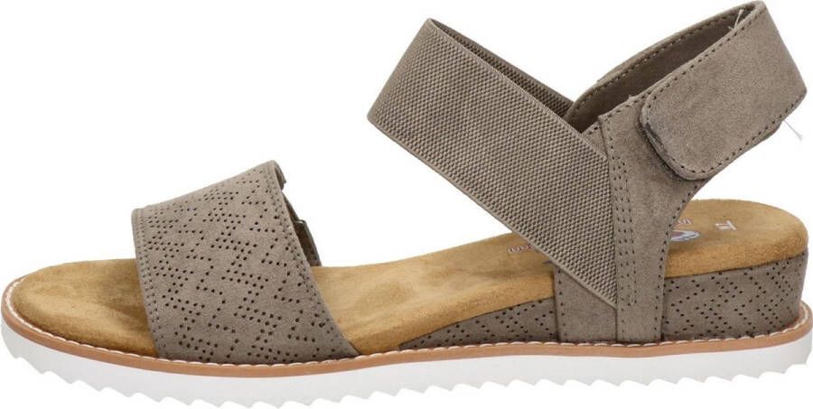 Skechers Desert Kiss Dames Sandalen Taupe