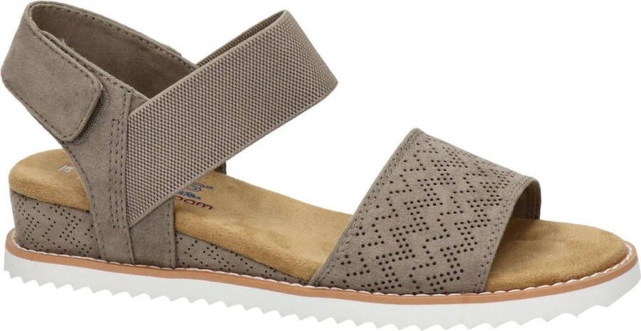 Skechers Desert Kiss Dames Sandalen Taupe