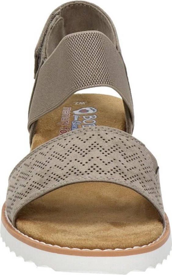 Skechers Desert Kiss Dames Sandalen Taupe