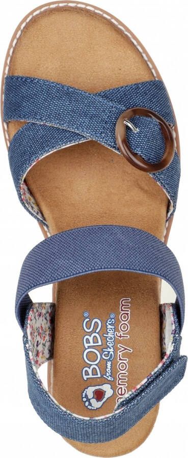 Skechers Desert Kiss Hi Sandalen Hak blauw