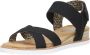 Skechers Sandalen Desert Kiss Secret Picnic 33386 BLK Zwart - Thumbnail 4