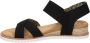 Skechers Sandalen Desert Kiss Secret Picnic 33386 BLK Zwart - Thumbnail 6