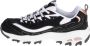 Skechers D'Lites Devoted Fan 13154-BKRG Vrouwen Zwart Sneakers Sportschoenen - Thumbnail 11