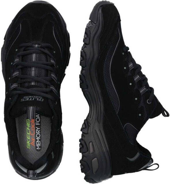 Skechers D'Lites Heren Sneakers Zwart