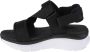 Skechers D'Lux Walker Kind Mind 119302-BKW Vrouwen Zwart Sandalen - Thumbnail 2