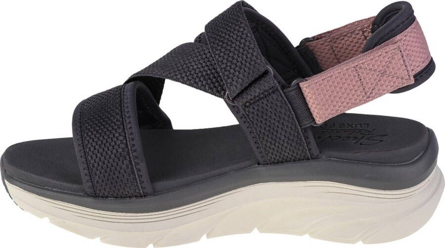 Skechers D'Lux Walker Kind Mind 119302-GYPR Vrouwen Grijs Sandalen