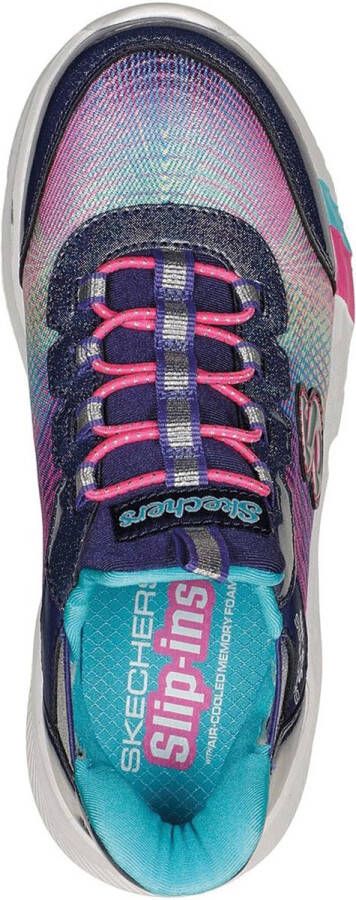 Skechers Dreamy Lites Colorful Prism Meisjes Sneakers Donkerblauw Multicolour