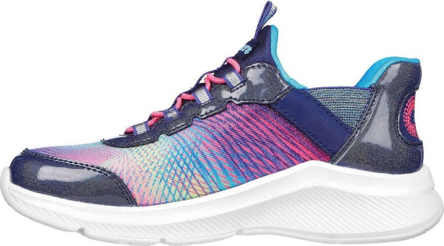 Skechers Dreamy Lites Colorful Prism Meisjes Sneakers Donkerblauw Multicolour