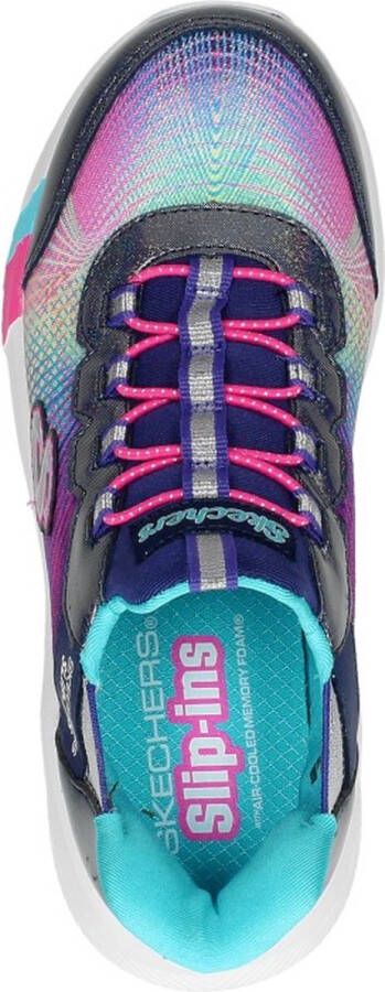 Skechers Dreamy Lites Colorful Prism Meisjes Sneakers Donkerblauw Multicolour