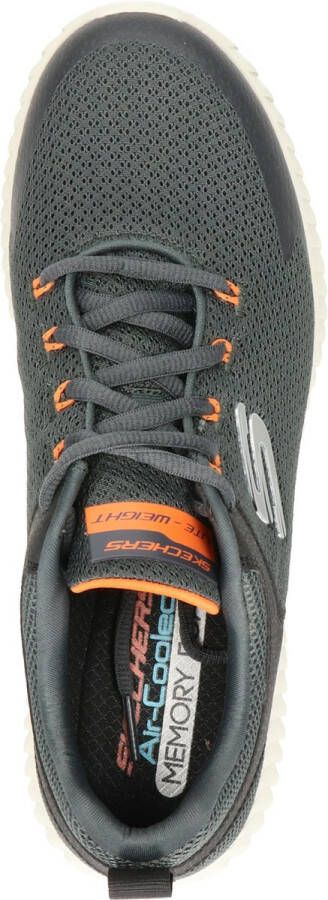 Skechers Elite Flex Prime-Take Over Heren Sneakers Charcoal Orange