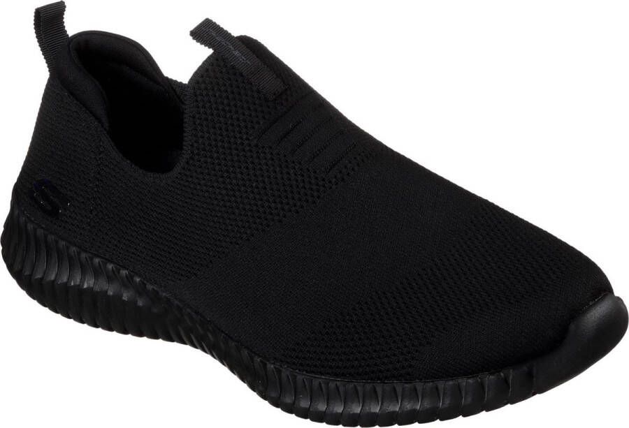 Skechers Elite Flex Wasik Heren Instappers Zwart