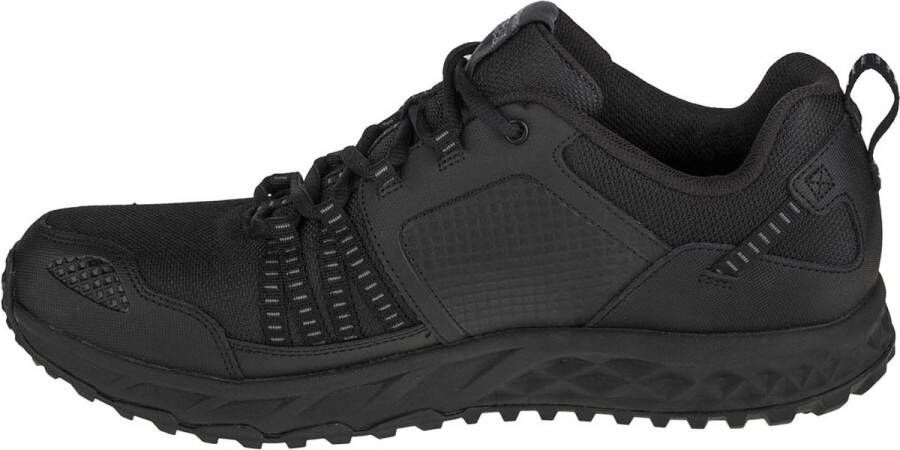 Skechers Escape Plan 51591-BBK Mannen Zwart Trekkingschoenen