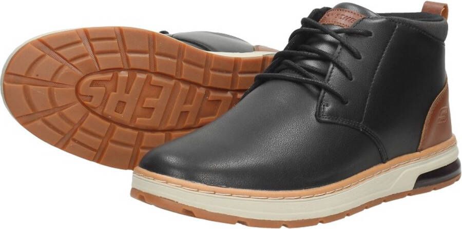 Skechers Evenston-Renli Heren Veterschoenen Black - Foto 4