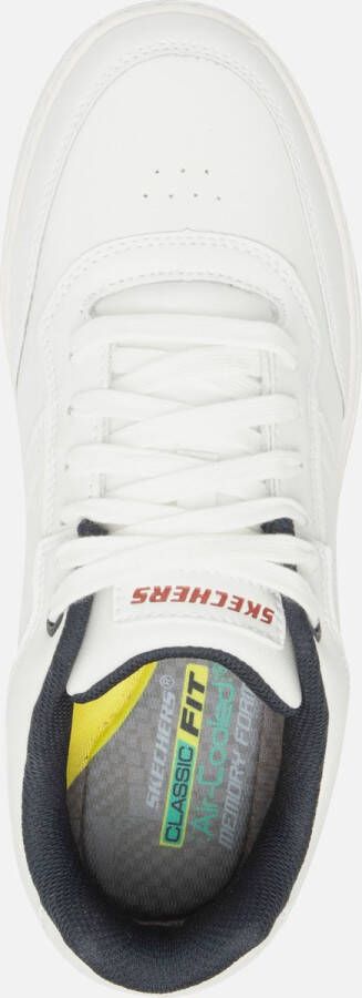 Skechers Evenston Sneakers Wit Textiel