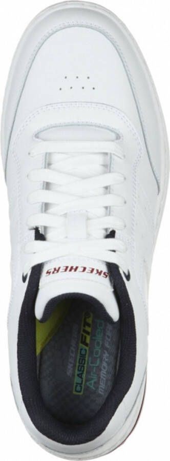 Skechers Evenston Sneakers Wit Textiel