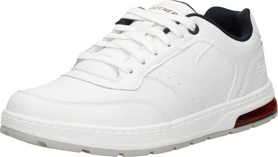 Skechers Evenston Sneakers Wit Textiel