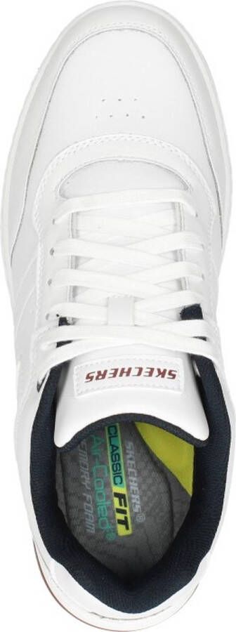 Skechers Evenston Sneakers Wit Textiel