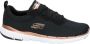 Skechers flex appeal 3.0 hardloopschoenen zwart dames - Thumbnail 65