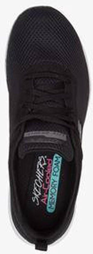 Skechers Flex Appeal 3.0 dames sneaker Zwart wit