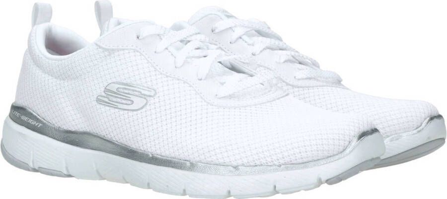 Skechers Flex Appeal 3.0-First Insight Dames Sneakers White Silver