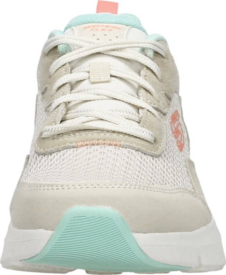 Skechers Flex Comfort Sneakers Laag gebroken wit