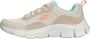 Skechers Flex Comfort Sneaker Upgrade Grijs Beige Dames - Thumbnail 7