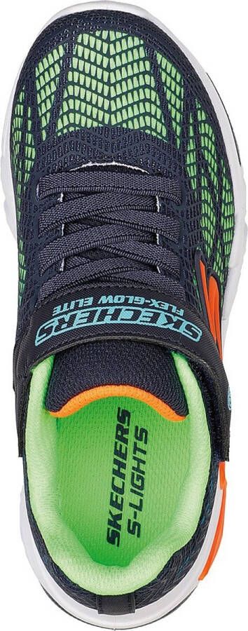 Skechers Flex-Glow Elite Vorlo Jongens Sneakers Donkerblauw Multicolour