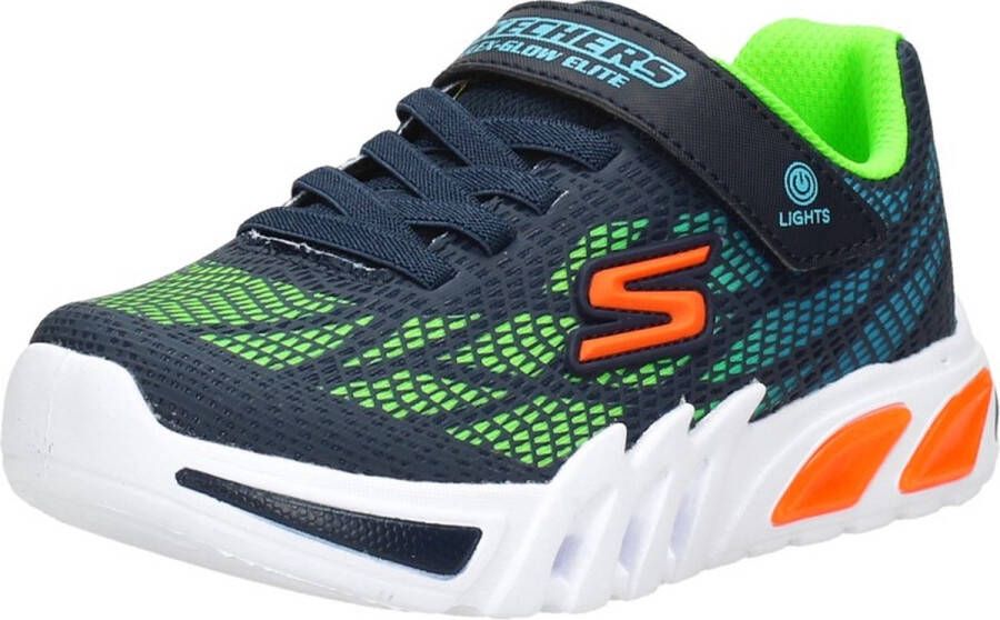 Skechers Flex-Glow Elite Vorlo Jongens Sneakers Donkerblauw Multicolour