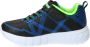 Skechers Flex Glow Jongens Sneakers Black Blue Lime - Thumbnail 6