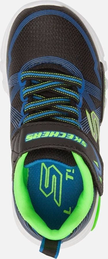 Skechers Flex Glow Jongens Sneakers Black Blue Lime