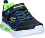 Skechers Flex Glow Jongens Sneakers Black Blue Lime - Thumbnail 7