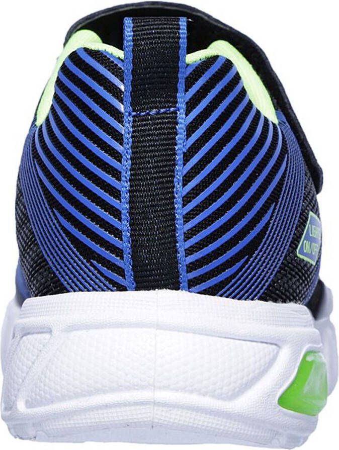 Skechers Flex Glow Jongens Sneakers Black Blue Lime