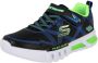 Skechers Flex Glow Jongens Sneakers Black Blue Lime - Thumbnail 43