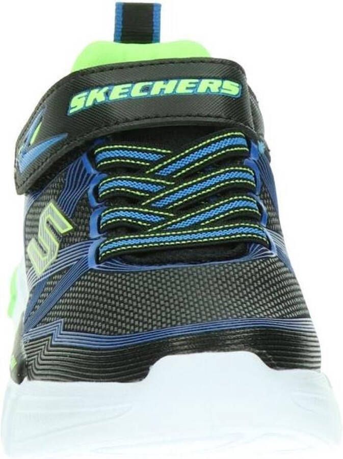 Skechers Flex Glow Jongens Sneakers Black Blue Lime