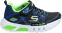 Skechers Flex Glow Jongens Sneakers Black Blue Lime - Thumbnail 57